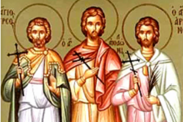 PRAVOSLAVCI DANAS OBELEŽAVAJU SVETE MUČENIKE TIRSA, LEVKIJA I KALINIKA! Išli na posečenje kao na svadbu!