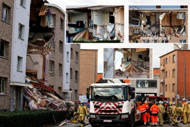 VELIKA EKSPLOZIJA DIGLA ZGRADU U VAZDUH: Traže se nestali stanari pod ruševinama, jeziv prizor stravične nesreće (FOTO)
