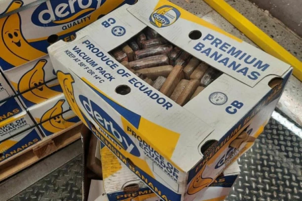 KOKAIN SAKRIVEN MEĐU VOĆEM? Radnici magacina u paketu sa bananama našli sumnjivu supstancu (FOTO)