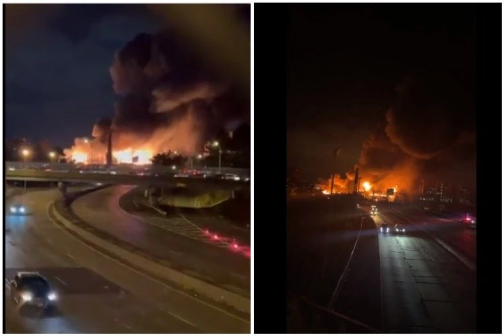 VATRA GUTA HEMIJSKU FABRIKU, STRAVIČNI PRIZORI! Građani u panici beže, stihija je zahvatila i okolne zgrade, strahuje se od najgoreg: AKO SE PROŠIRE OTROVI, GOTOVI SMO!