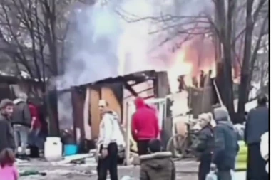 GORI CELO NASELJE NA BEŽANIJSKOJ KOSI! (VIDEO)