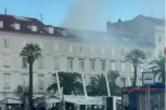 POŽAR U CENTRU SPLITA: Buknula Dioklecijanova palata, dim se širi gradskim jezgrom