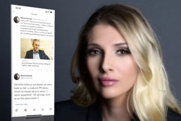 "ZAMISLITE KOLIKO JE OVO DALEKO OD ISTINE": Tadićeva portparolka optužila Đilasov i Šolakov "DANAS" da širi laži