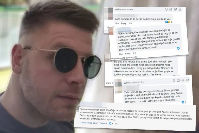 "NIJE MRTAV, LAŽI GOVORI OSOBA KOJA JAKO DOBRO ZNA SVE": Ovako Hrvati komentarišu nestanak Mateja Periša (FOTO)