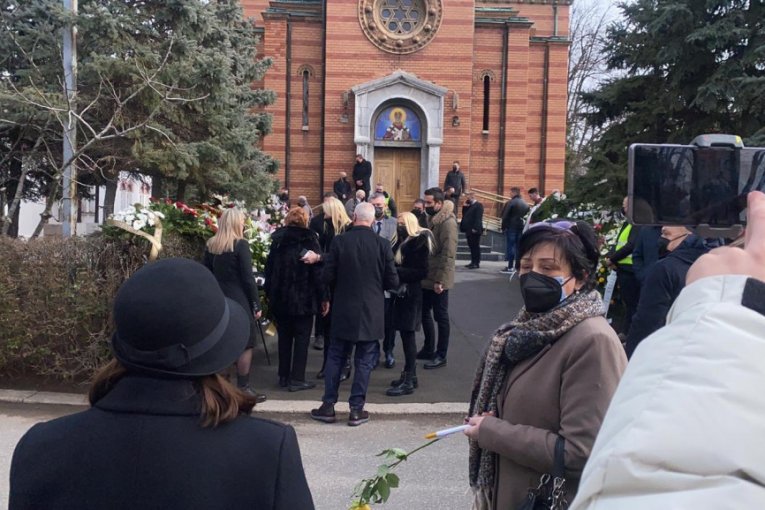 Novo groblje, sahrana Ksenije Vučić