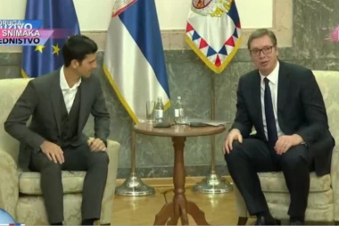 NOVAK I VUČIĆ OČI U OČI: Predsedniče, hvala vam na podršci, nikada vam to neću zaboraviti!