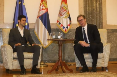 NOVAK DJOKOVIĆ AND PRESIDENT VUČIĆ FACE-TO-FACE: Thank you for your support, I will never forget that! (PHOTO)