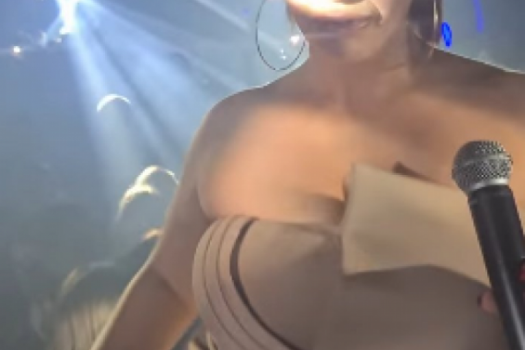 Miljana Kulić nastup u klubu u Zagrebu