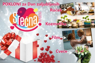 POKLANJAMO VAM SAVRŠEN DAN ZALJUBLJENIH: Ručak+kozmetika za nju i njega+film+cveće