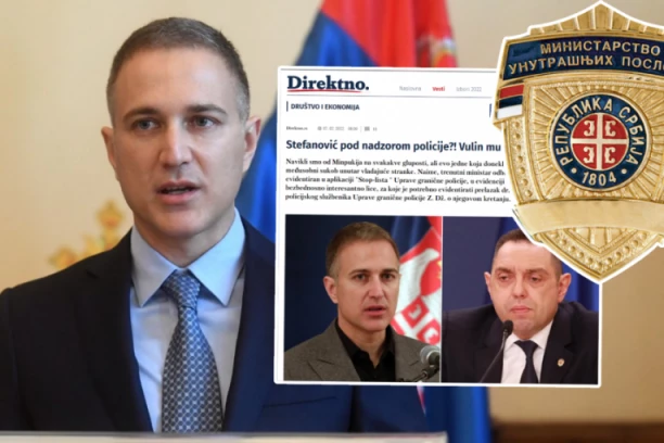 MORAO DA REAGUJE MUP! Đilasov portal uhvaćen u masnoj laži - DA LI JE STEFANOVIĆ EVIDENTIRAN U APLIKACIJI "STOP LISTA"?!