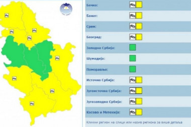 RHMZ IZDAO HITNO UPOZORENJE: Vetar olujne jačine stiže u Srbiju, ovi delovi zemlje će biti na udaru