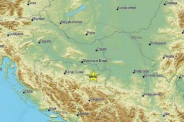 JAK ZEMLJOTRES KOD TUZLE: Potres jačine 4,2 po Rihteru osetili i stanovnici Sarajeva