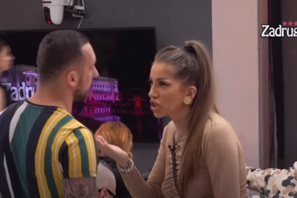 IMAŠ TU LJIGAVOST, A JA TE BRANIM: Dalili Dragojević zadrugar zario NOŽ U LEĐA, Filip Car odmah skočio da je BRANI! (VIDEO)