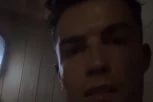 RONALDO POKAZAO VIŠE NEGO ŠTO JE HTEO: Portugalac greškom uključio lajv prenos iz SAUNE! (VIDEO)
