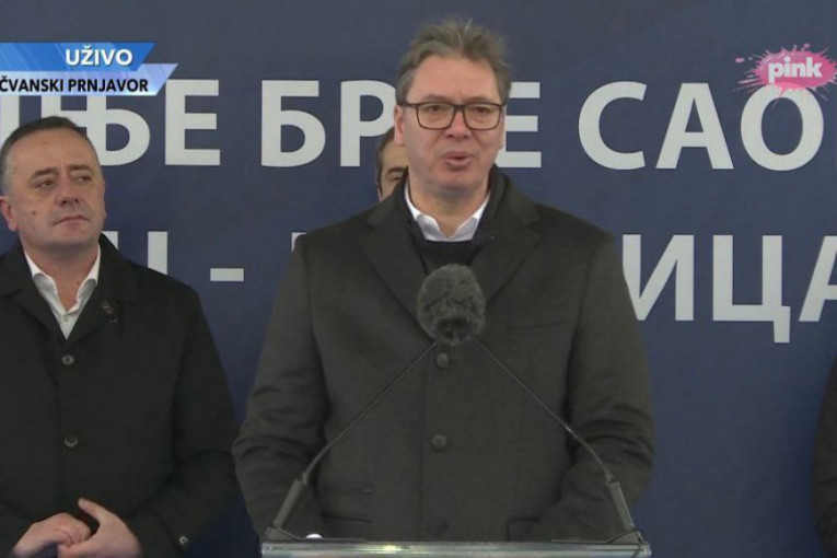 UKLJUČENE MAŠINE - POČELI RADOVI! OD BEOGRADA DO ŠAPCA ZA 45 MINUTA: Vučić na obeležavanju početka izgradnje brze saobraćajnice