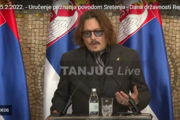 GLUMAC DEP NAGRAĐEN MEDALJOM: Hvala predsedniku, ostaću joj dosledan i učiniću sve da ovo bude otelotvorenje moje obaveze ovde