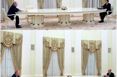 OTKRIVENA TAJNA PUTINOVOG BELOG STOLA! Cena? 100.000 EVRA - IZA SVEGA STOJE ITALIJANI