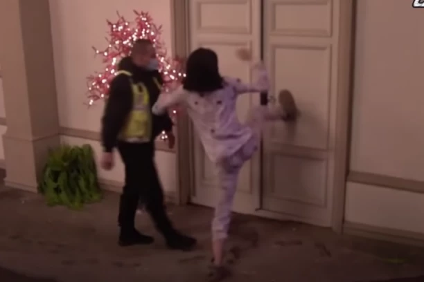 TARA NANELA JEZIVE POVREDE ČLANU OBEZBEĐENJA: Isplivao UZNEMIRUJUĆI snimak, Ša vikao na sav glas! (VIDEO)