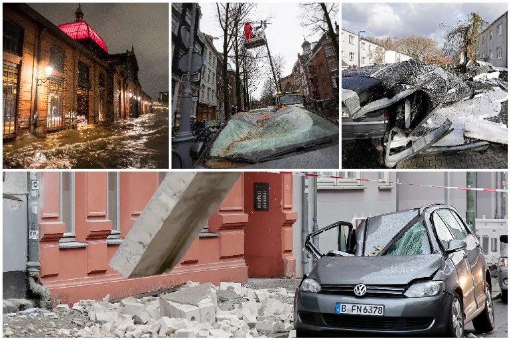 BROJE SE MRTVI U EVROPI, OLUJE RAZORILE STARI KONTINENT! U Poljskoj vetar nosio delove zgrada, Nemačka pod vodom, BRITANIJI TEK PRETI KATASTROFA! (FOTO, VIDEO)