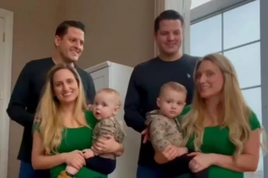 FENOMEN KVARTARNIH ROĐAKA! Identične bliznakinje rodile decu identičnim blizancima, DNK sve ZBUNIO! (FOTO)