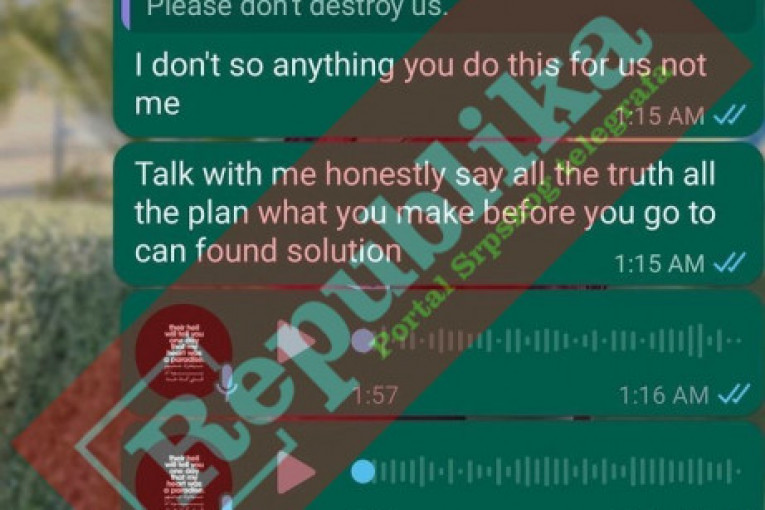 Sajed se ne miri sa činjenicom da neće videti više ćerku