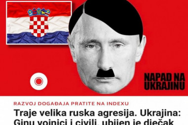 OVAKO IZVEŠTAVAJU HRVATSKI MEDIJI: Putina porede sa Hitlerom