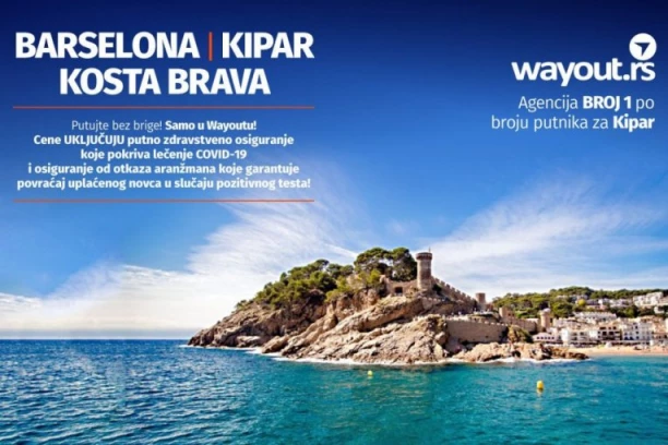 SA WAYOUTOM NA NAJSUNČANIJE EVROPSKE DESTINACIJE: BARSELONA U MARTU, KIPAR I KOSTA BRAVA - LETO 2022. - AKO NAĐETE JEFTINIJE VRAĆAMO RAZLIKU!