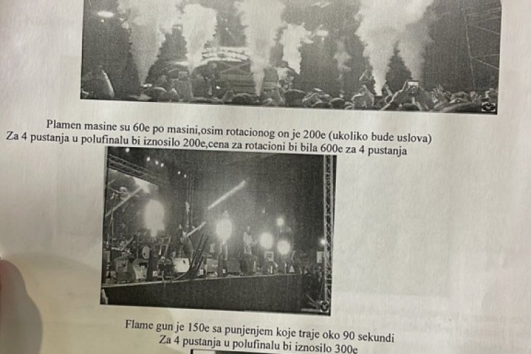 Koliko šta košta na sceni