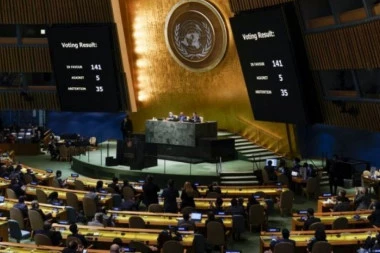 Srbija POHVALJENA od Međunarodne zajednice zbog glasanja u UN (FOTO)