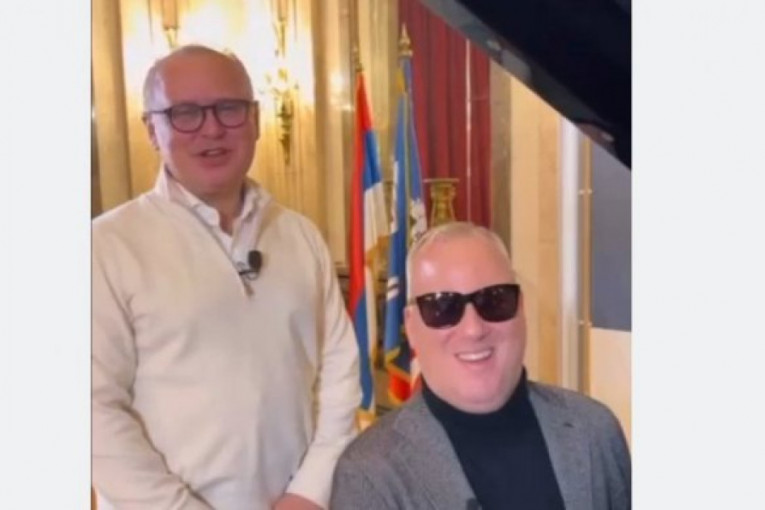 Matić sa Goranom Vesićem