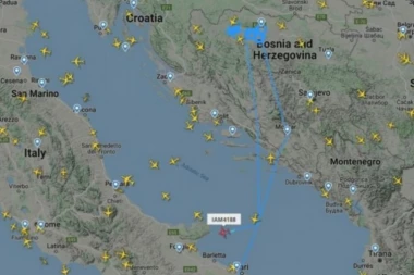 NATO AVION KRUŽI IZNAD BANJALUKE! Evo gde trenutno ide