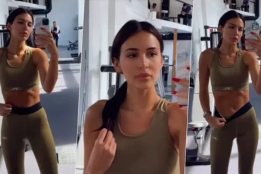 Cecina ćerka MOKRA I ZNOJAVA, a stomak zategnut kao praćka: Anastasija zapalila Instagram zbog SNIMKA koji je objavila, svi gledaju u njeno telo! (FOTO)