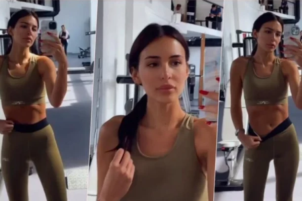 Cecina ćerka MOKRA I ZNOJAVA, a stomak zategnut kao praćka: Anastasija zapalila Instagram zbog SNIMKA koji je objavila, svi gledaju u njeno telo! (FOTO)
