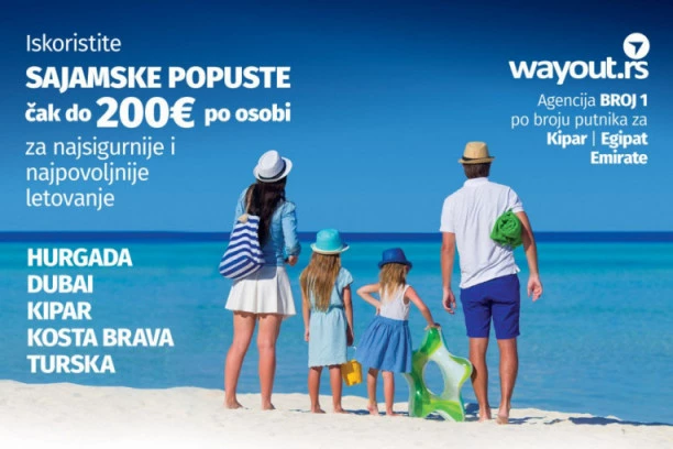 ZATO ŠTO STE ZASLUŽILI ODMOR! Aranžmani za Kipar i Kosta Bravu su definitivno pojeftinili ut sajamske popuste čak do 200 evra!