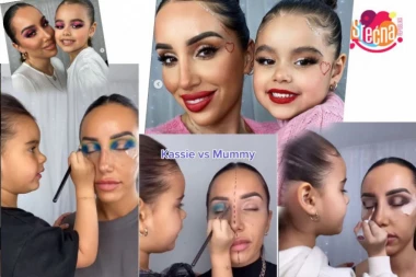 ČUDO OD DETETA: Ima 5 godina, a šminka kao profesionalac (VIDEO)