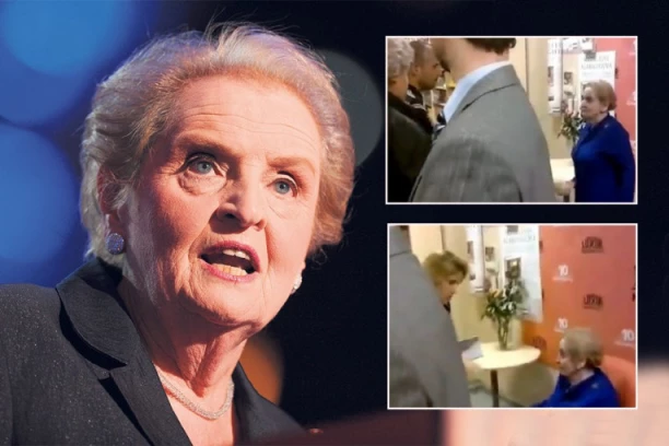 OVO JOJ NEĆEMO ZABORAVITI! Pojavio se SNIMAK na kom pokojna Olbrajtova BESNO URLA: "Odvratni Srbi, napolje!" (VIDEO)