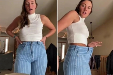 UŠLA SAM U BROJ MANJE FARMERKE, ZAPANJIĆE VAS KAKO! Baka mi je pokazala neverovatan trik!