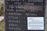 STIDITE SE HRVATI! Oskrnavili spomenik ubijenoj DECI u Jasenovcu -  ni mrtvim SRBIMA ne daju mira! (FOTO)