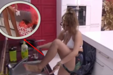 Dalila ZGROZILA javnost! Aljkava Dragojevićka prvo oprala noge u sudoperi, pa šokirala čime je obrisala viljušku! (VIDEO)