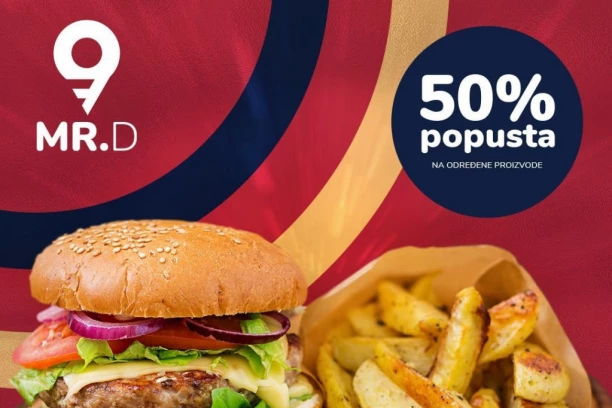 Mister D se ne šali – 50% popusta u preko 200 restorana