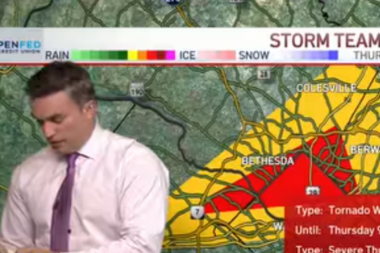 DRAMA UŽIVO: Meteorolog morao HITNO da pozove sina usred vremenske prognoze (VIDEO)