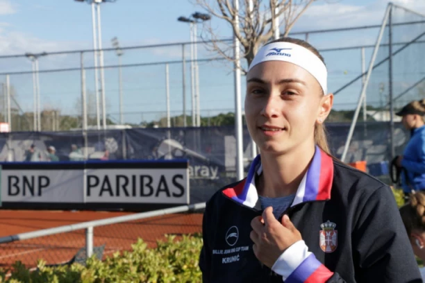 MOŽDA SU PADALI I KLAVIRI: Urnebesna izjava Aleksandre Krunić posle pobede nad Estonijom!