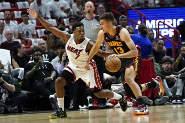 BOGDAN OČAJAN U PORAZU ATLANTE! Majami poveo na startu plej-of serije!