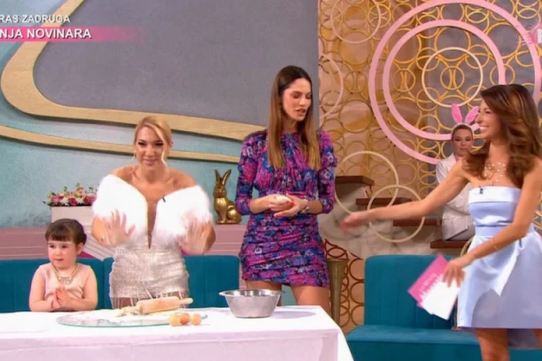 Jovana Jeremić dovela ćerku u emisiju i MESILA KOLAČE sa njom, a reakcija Sanje Marinković je HIT