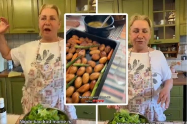 Nikolija snimila Vesnu zmijanac u KUHINJI sa keceljom u ŠOK IZDANJU: Pevačica pokazala delić praznične atmosfere za Vaskrs, a od ĐAKONIJA NA STOLU haos! (VIDEO)