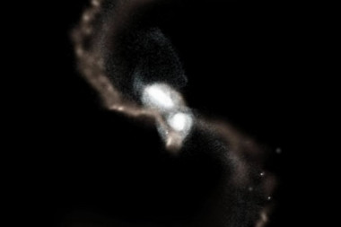 OVAKO IZGLEDA SUDAR DVE GALAKSIJE! Teleskop Habl snimio neverovatan prizor (VIDEO)