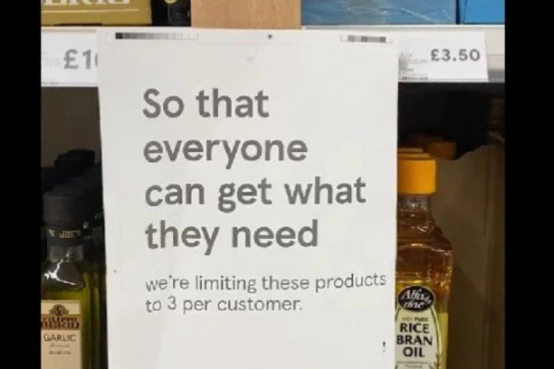 BRITANIJA ZAPADA U SVE DUBLJI EKONOMSKI KOLAPS: Uvedena ograničenja na kupovinu ulja, zemlja klizi u prehrambrenu krizu