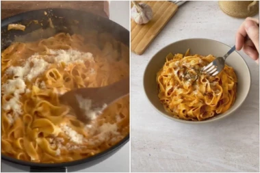 TESTENINA PO RECEPTU JEDNE OD NAJZGODNIJIH ŽENA NA SVETU! Kremasta pasta koja će vas oduševiti!