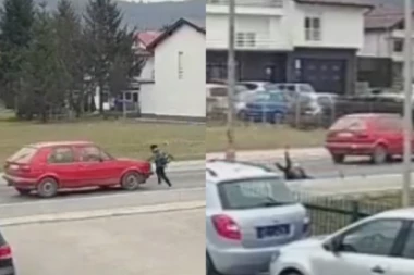 SCARY VIDEO! A child was running across the street, a car knocked him down at high speed - the boy was sent flying for 10 meters