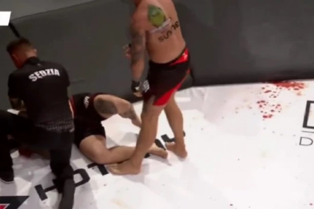 STRAHOVIT NOKAUT: Vaso Bakočević dobio NAJŽEŠĆE BATINE u karijeri! Nije izdržao ni minut! (VIDEO)